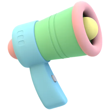 Megafone  3D Icon