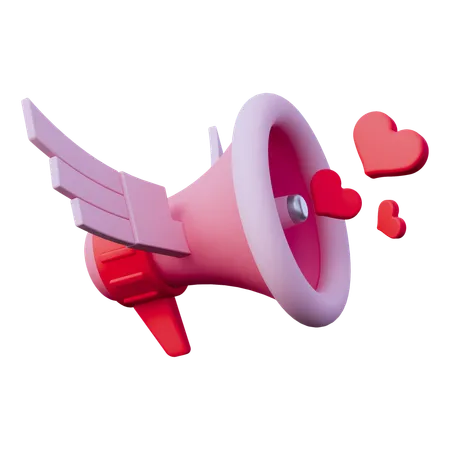 Megafone  3D Icon