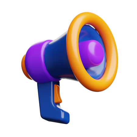 Megafone  3D Icon