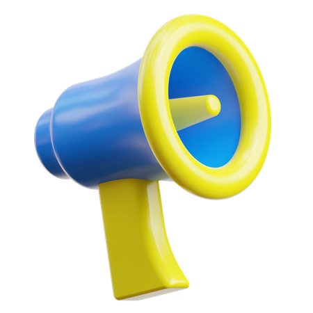 Megafone  3D Icon