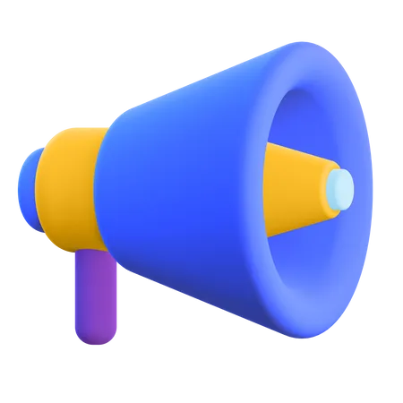 Megafone  3D Illustration