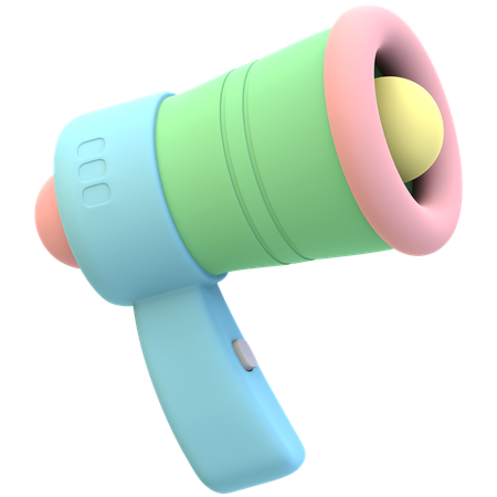 Megafone  3D Icon