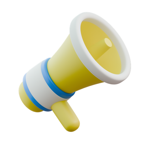 Megafone  3D Icon