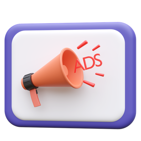 Megafone  3D Icon