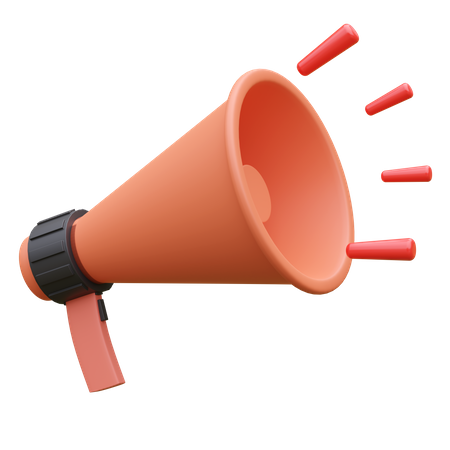 Megafone  3D Icon