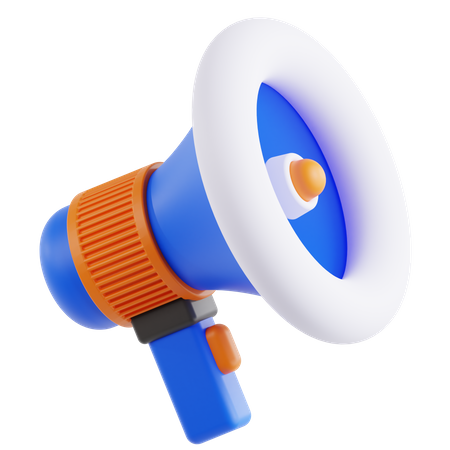 Megafone  3D Icon