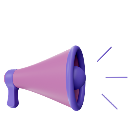 Megafone  3D Illustration