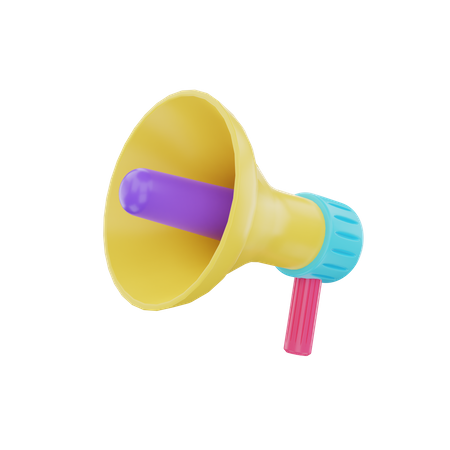 Megafone  3D Illustration