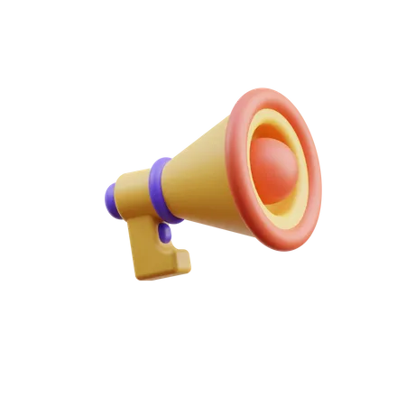 Megafone  3D Icon