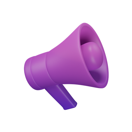 Megafone  3D Illustration