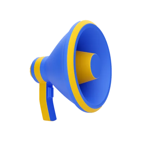 Megafone  3D Illustration