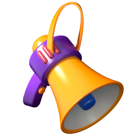 Megafone  3D Illustration