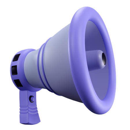 Megafone  3D Illustration