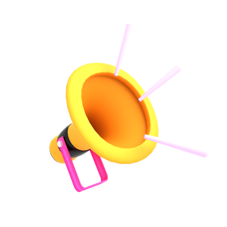 Megafone  3D Illustration