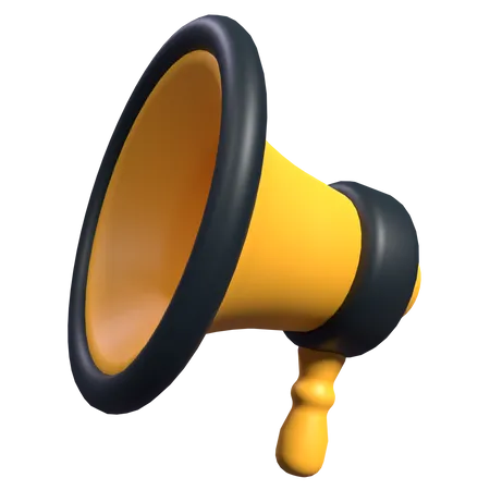 Megafone  3D Illustration