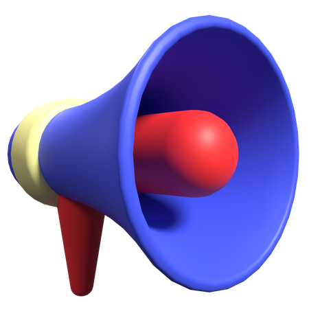 Megafone  3D Icon