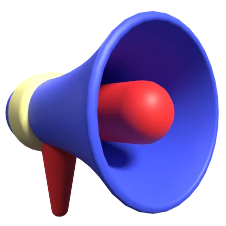 Megafone  3D Icon