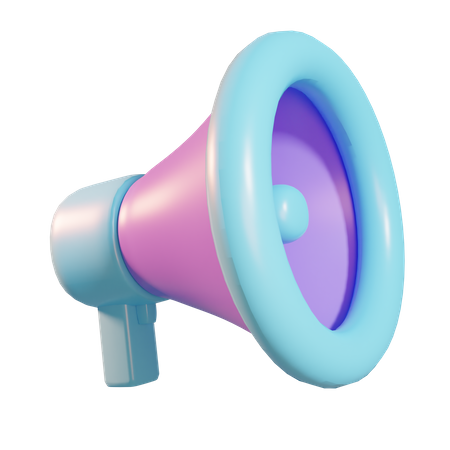 Megafone  3D Icon