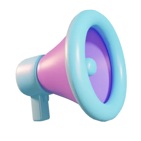 Megafone  3D Icon