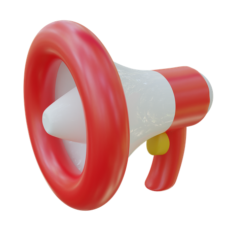 Megafone  3D Icon