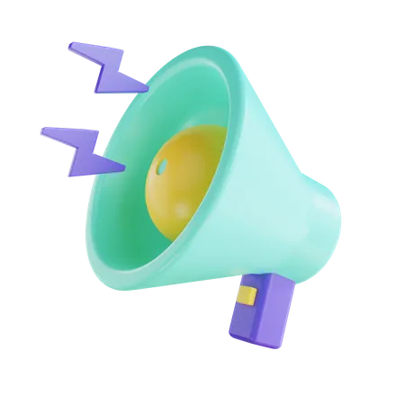 Megafone  3D Icon