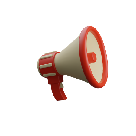 Megafone  3D Icon