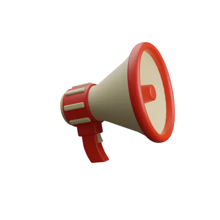 Megafone  3D Icon