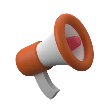 Megafone  3D Icon