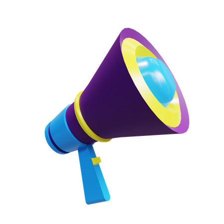 Megafone  3D Icon