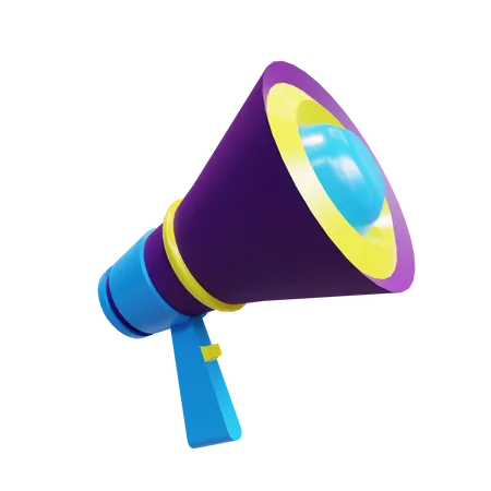 Megafone  3D Icon