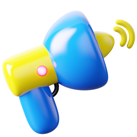 Megafone  3D Icon