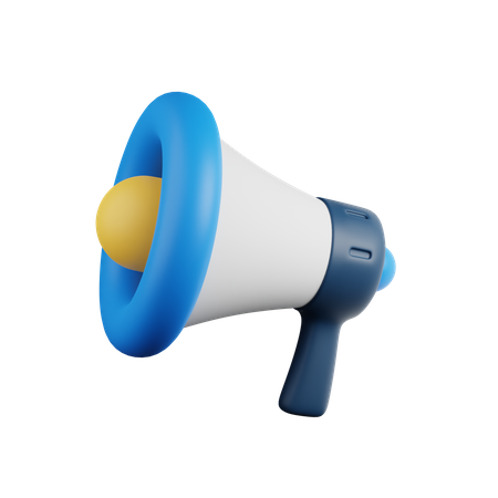 Megafone  3D Icon