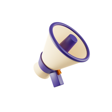 Megafone  3D Icon