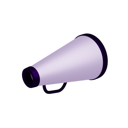 Megafone  3D Icon