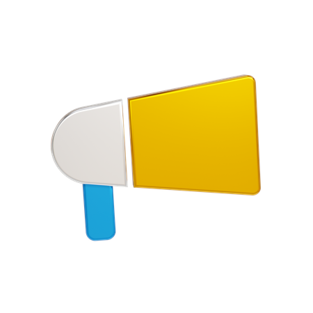 Megafone  3D Icon