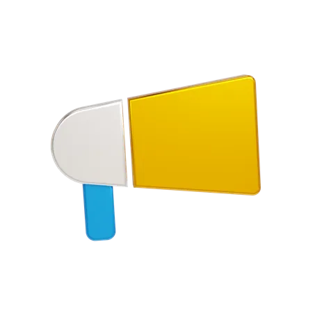 Megafone  3D Icon