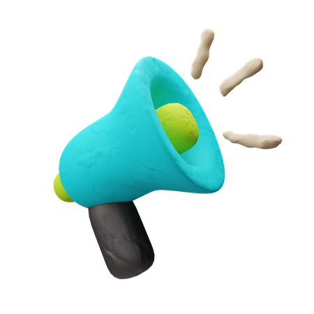 Megafone  3D Icon