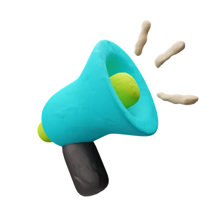 Megafone  3D Icon