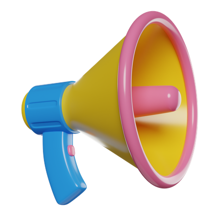 Megafone  3D Icon