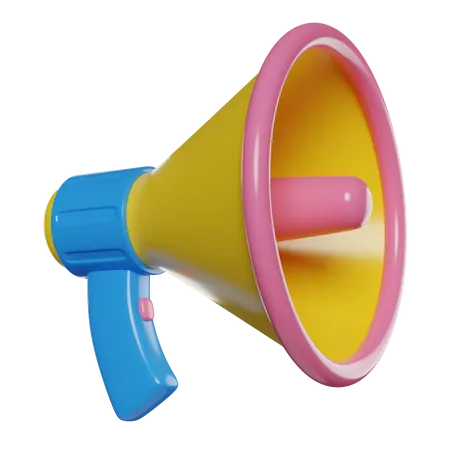 Megafone  3D Icon