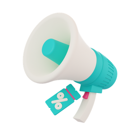 Megafone  3D Icon