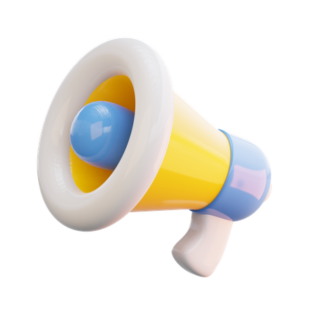 Megafone  3D Icon