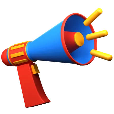 Megafone  3D Icon