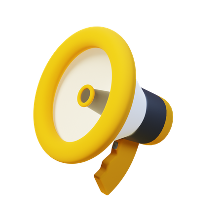 Megafone  3D Icon