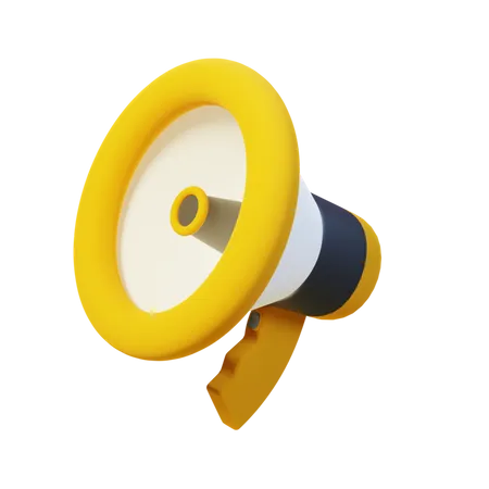 Megafone  3D Icon