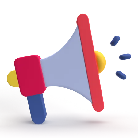 Megafone  3D Icon