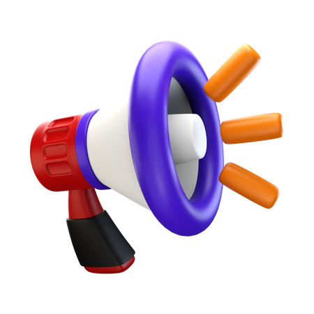 Megafone  3D Icon