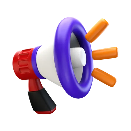 Megafone  3D Icon