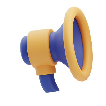 Megafone  3D Icon