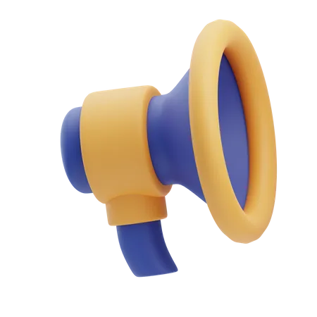 Megafone  3D Icon